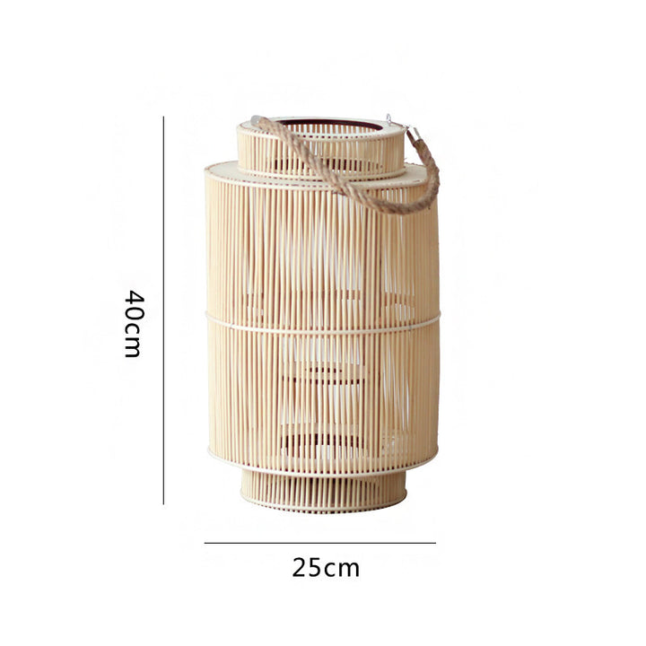 Dekorative Rattan-Laterne Karnz