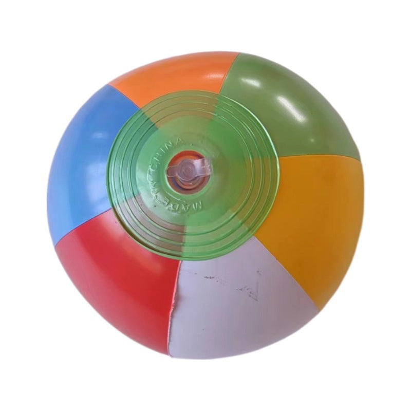 Unisex aufblasbarer Spielball mit verschiedenen Farbsegmenten Karnz
