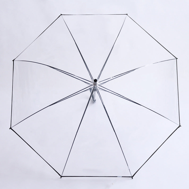 Unisex Transparente Regenbogen-Knirps Karnz