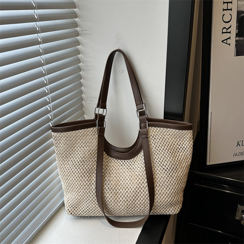 Gewebte Strohtasche