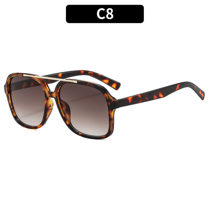 Chic breite Rahmen Sonnenbrillen