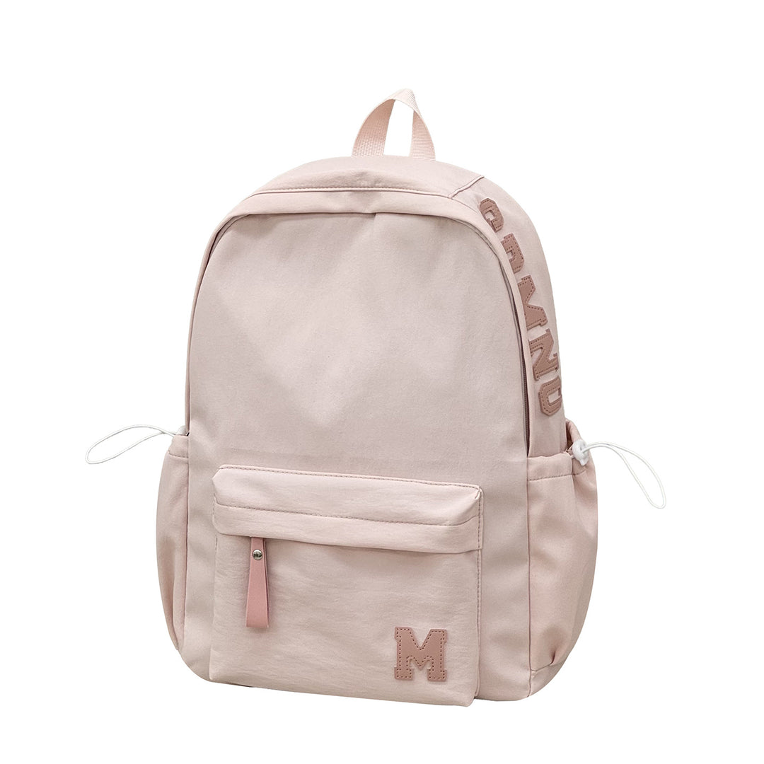 Stylischer Canvas-Rucksack mit plüschigem Schlüsselanhänger Karnz