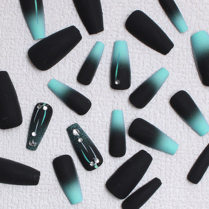 Matte Ombre Press-On Nageldesign Karnz