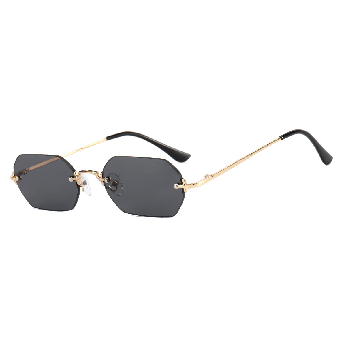 Damen modische Sonnenbrille mit innovativem hexagonalen Design und UV-Schutz Karnz