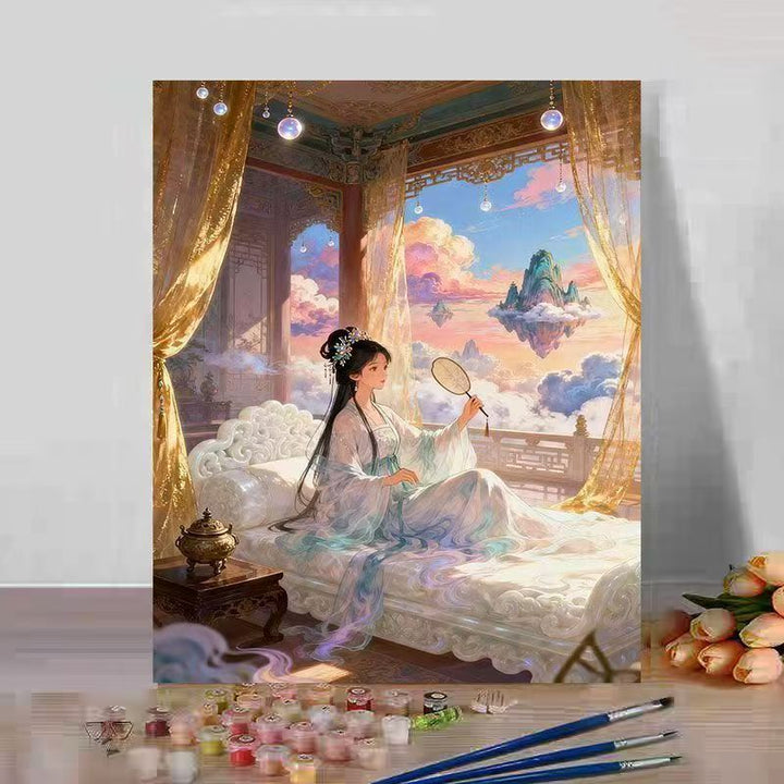 Fantasy Landschaft Malen nach Zahlen Kunstset Karnz