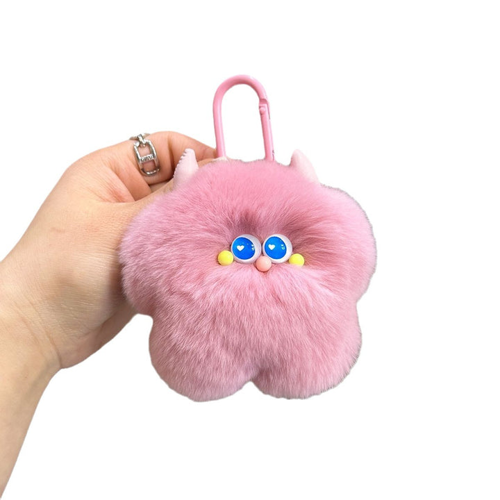 Flauschige Charakter Schlüsselanhänger Charm Karnz