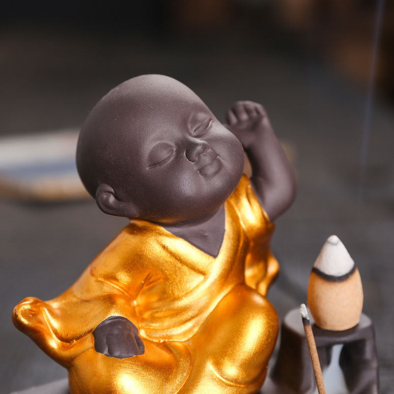 Buddha-Themen Dekorativer Räucherstäbchenhalter