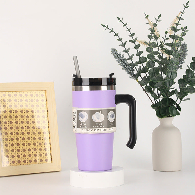 Unisex Thermobecher mit 3-in-1-Trinkoptionen Karnz