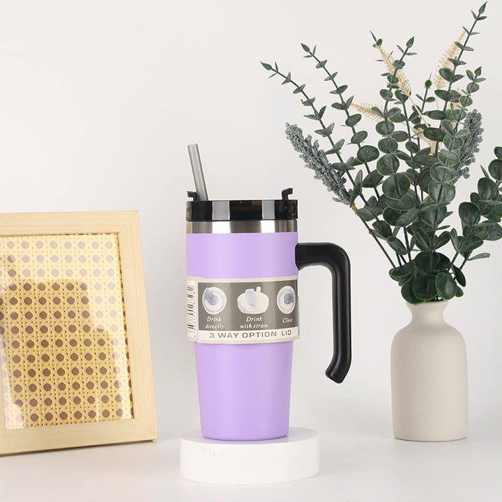 Unisex Thermobecher mit 3-in-1-Trinkoptionen Karnz