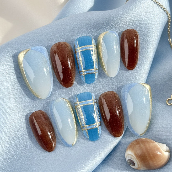 Glamouröse Press-On Nagelkunst Kollektion