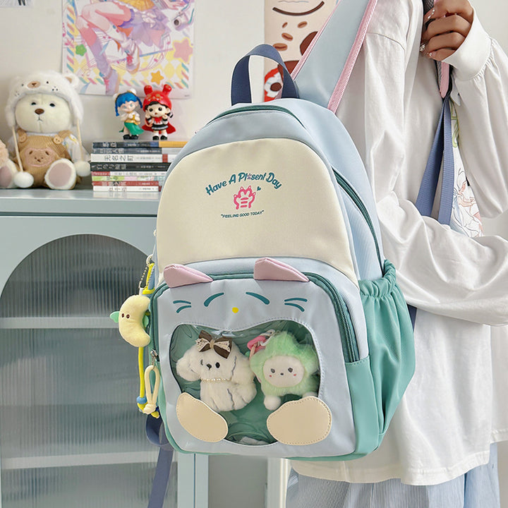 Süßer Katzen-Themen Rucksack Karnz