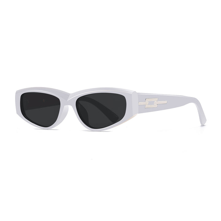 Damen Cat-Eye Sonnenbrille mit hochwertigem transparenten Rahmen und UV-Schutz Karnz