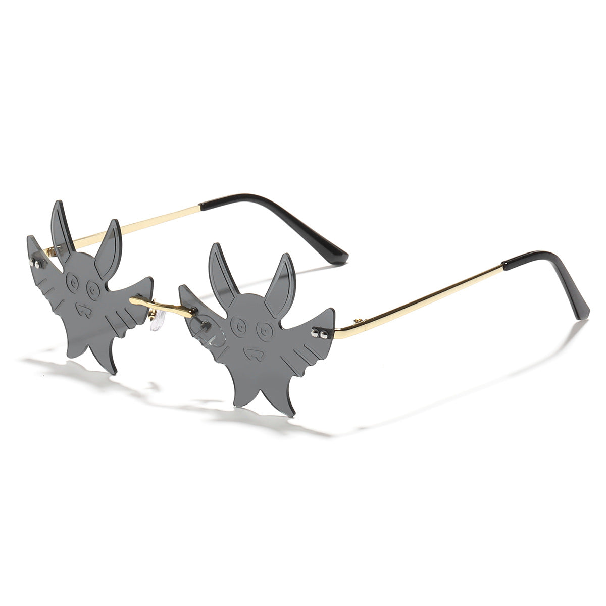 Damen ausgefallene Sonnenbrille mit tierischem Design Karnz