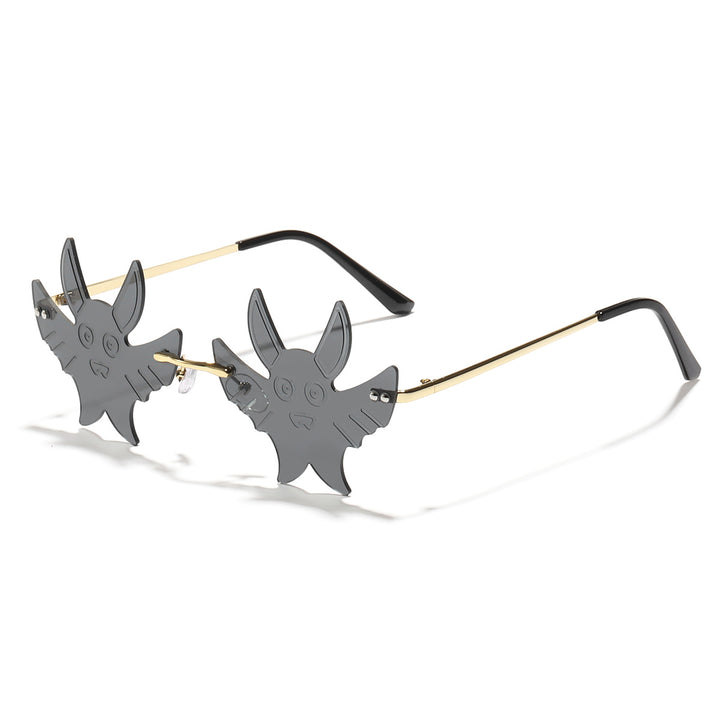 Damen ausgefallene Sonnenbrille mit tierischem Design Karnz
