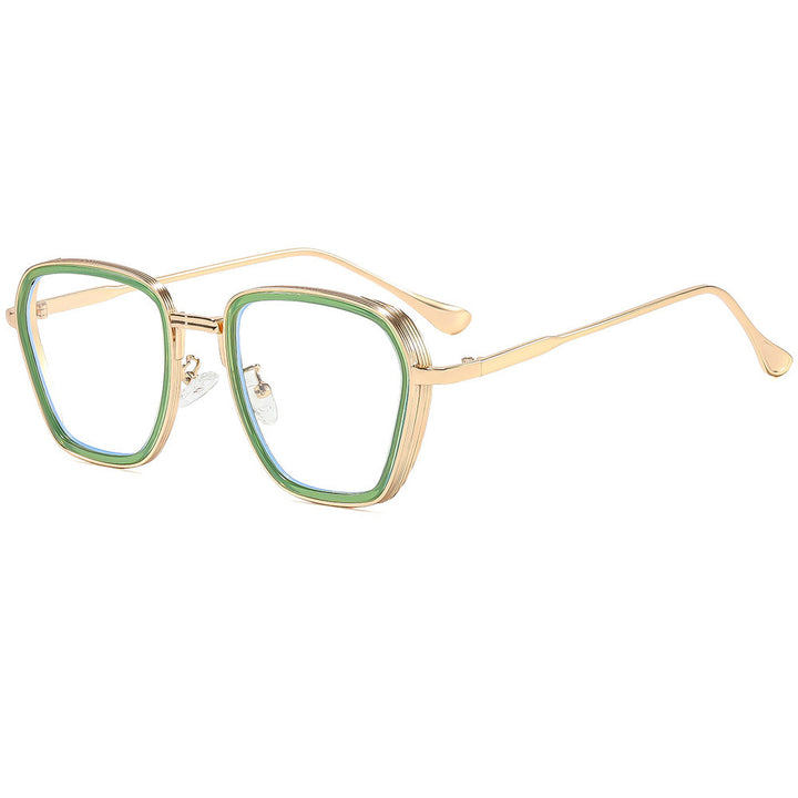 Damen Designer-Sonnenbrille im modernen quadratischen Rahmen Karnz