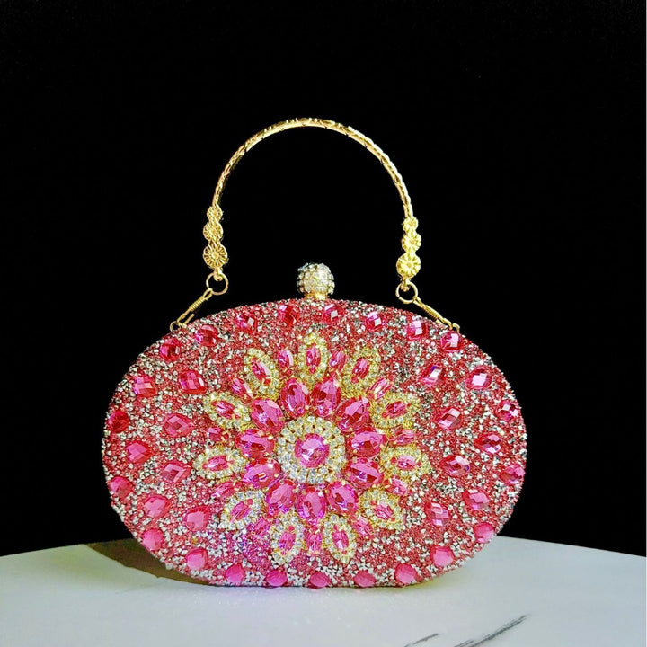Dekorative verzierte Abendhandtasche