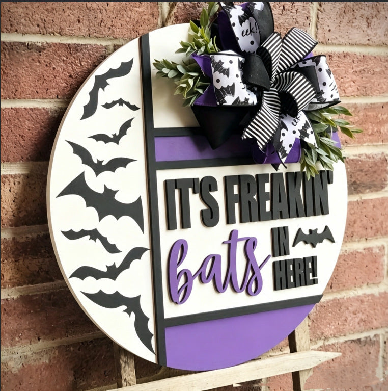 Halloween-Themen Wandschild