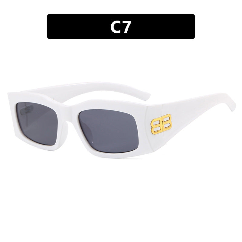 Damen modische Sonnenbrille mit kantigem Rahmen und Polarisierten Gläsern Karnz