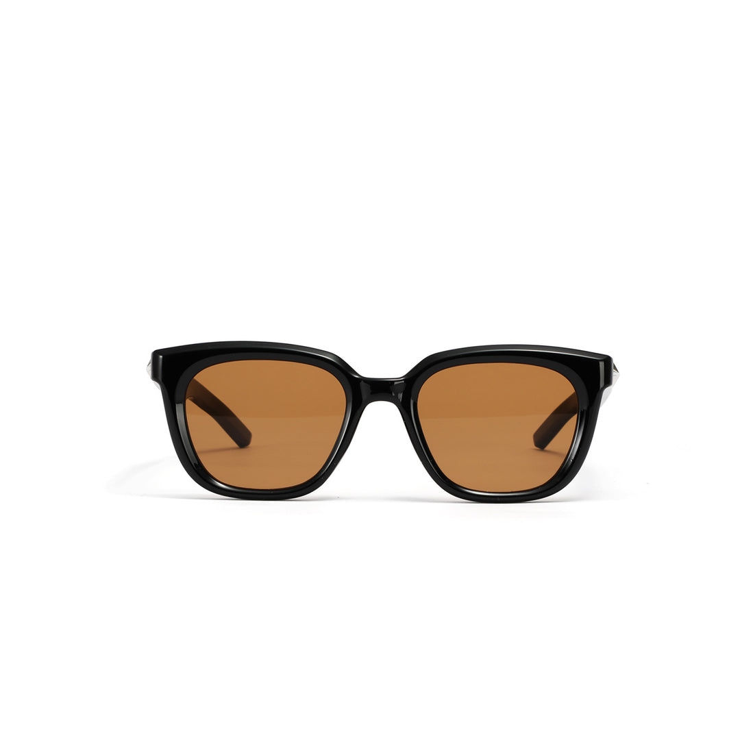 Damen modische transparente Sonnenbrille mit schmalem Rahmen und UV-Schutz Karnz