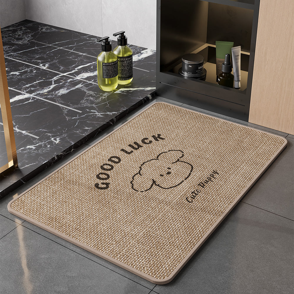 Niedlicher Bären-Themen-Badezimmermatte für Badezimmerboden
