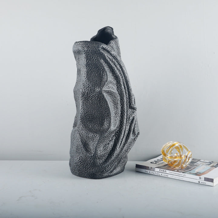 Abstrakte Texturierte Dekorative Skulptur
