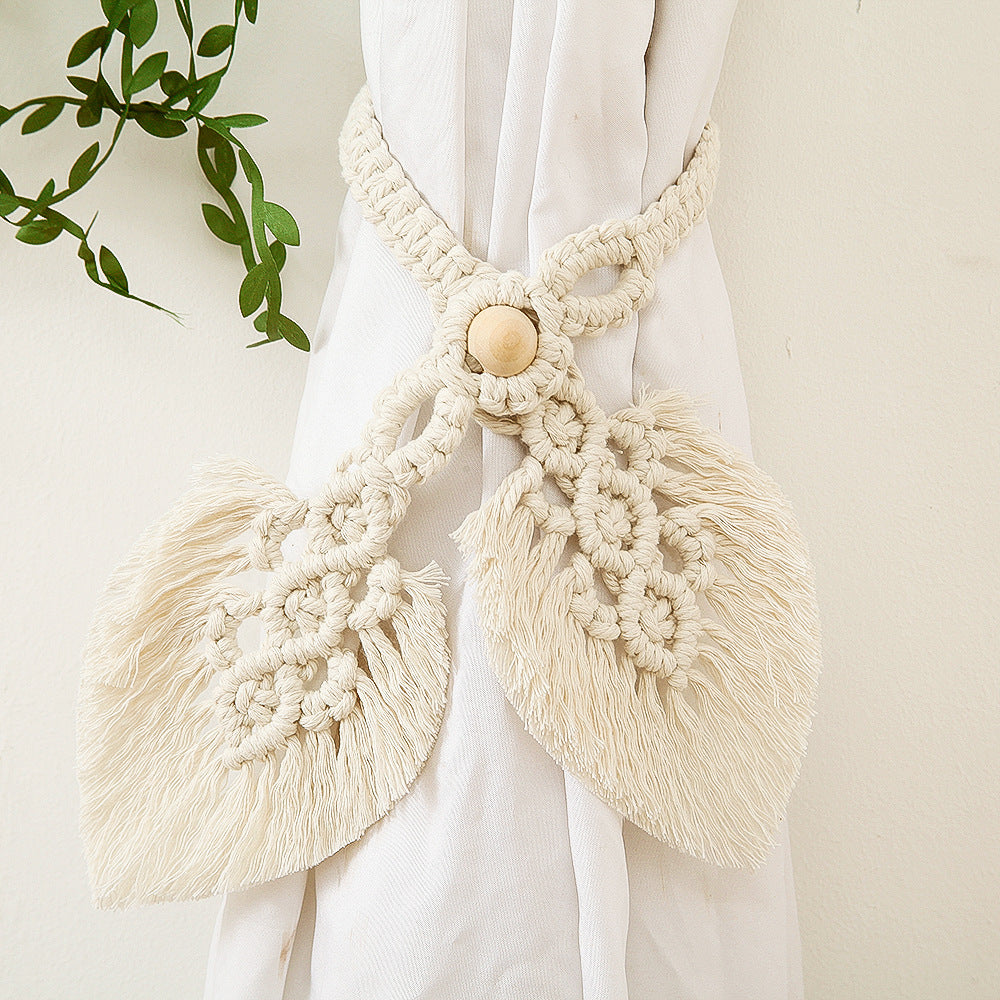 Macrame Vorhangbinder Karnz