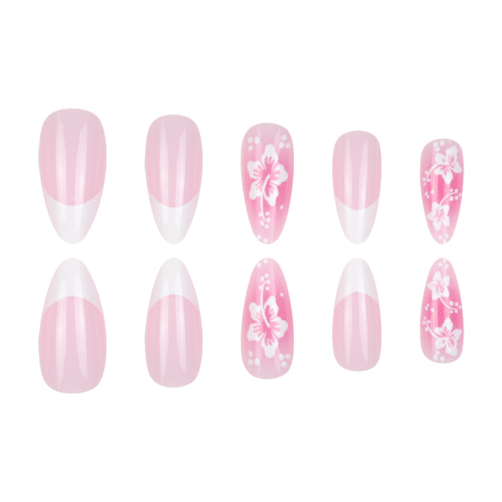 Florales Design Stiletto Nagelkunst Verlängerungen Karnz