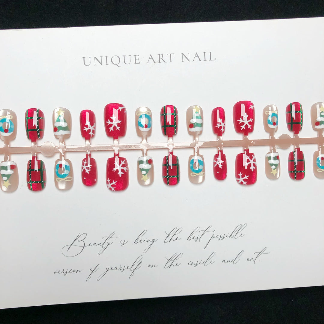 Urlaubs-Themen Press-On Nagelkunst Set