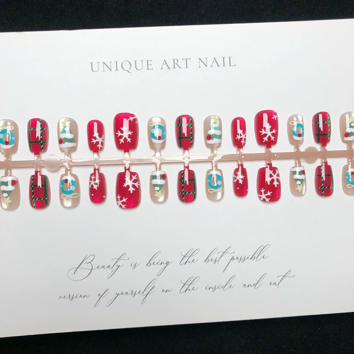 Urlaubs-Themen Press-On Nagelkunst Set