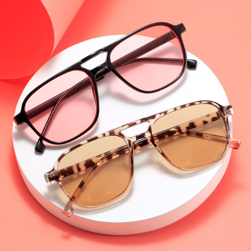 Damen Sonnenbrille im modernen Leopardenmuster Karnz