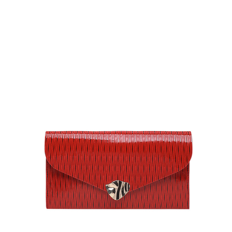 Elegante Patelleder Abend-Clutch
