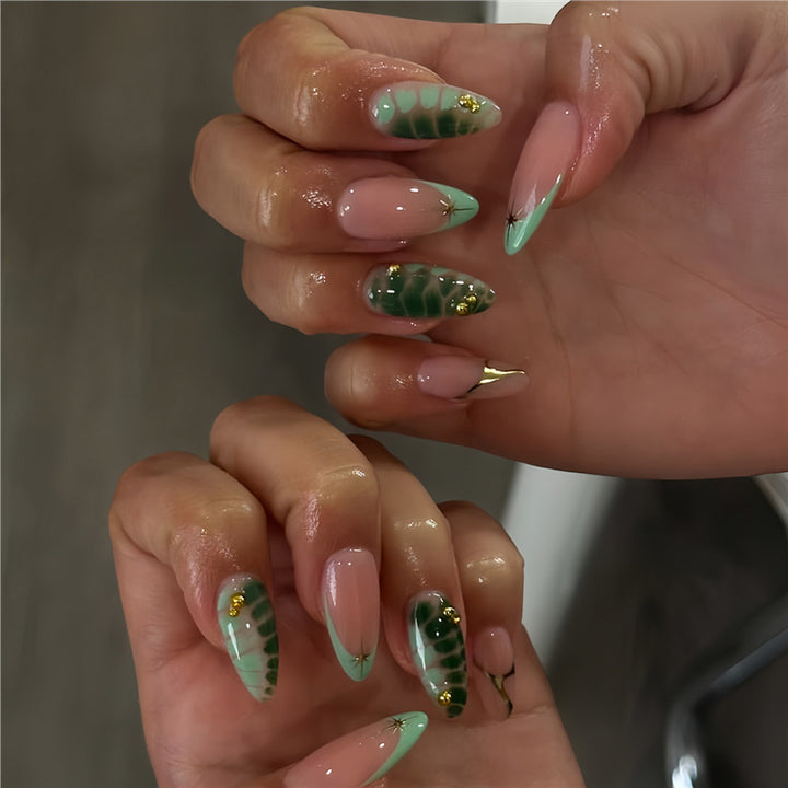Premium Künstlerische Gel Nagelkunst Verlängerungen Karnz