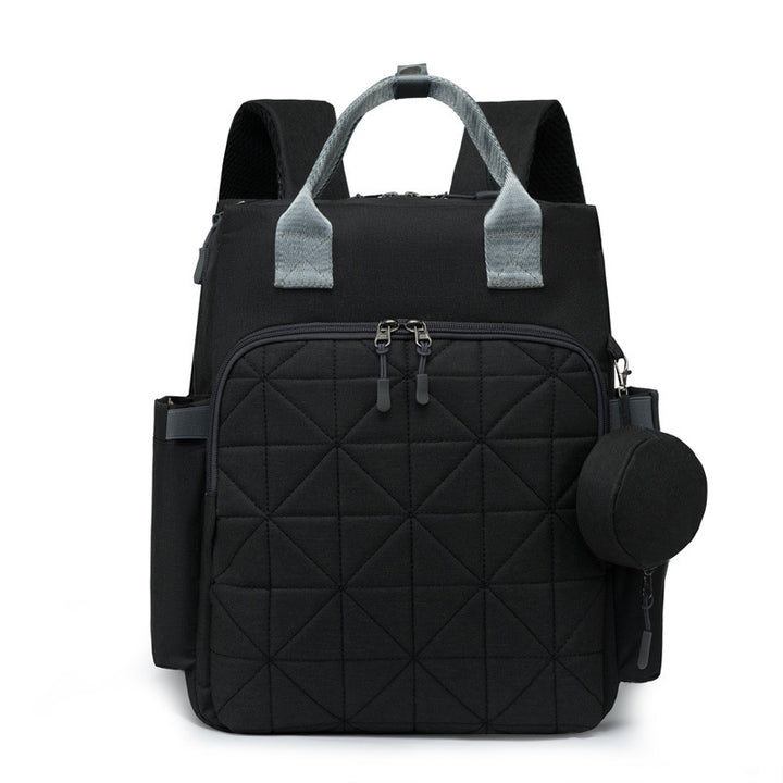 Multi-Taschen Stepp-Rucksack Karnz