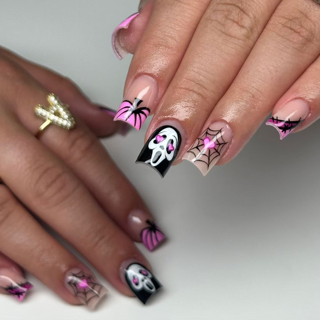 Halloween-Themen Press-On Nagel Set Karnz