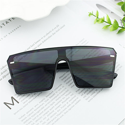 Damen Oversized Shield-Sonnenbrille Karnz