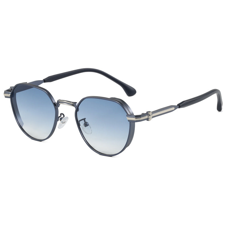 Damen geometrische Sonnenbrille im modernen Design Karnz