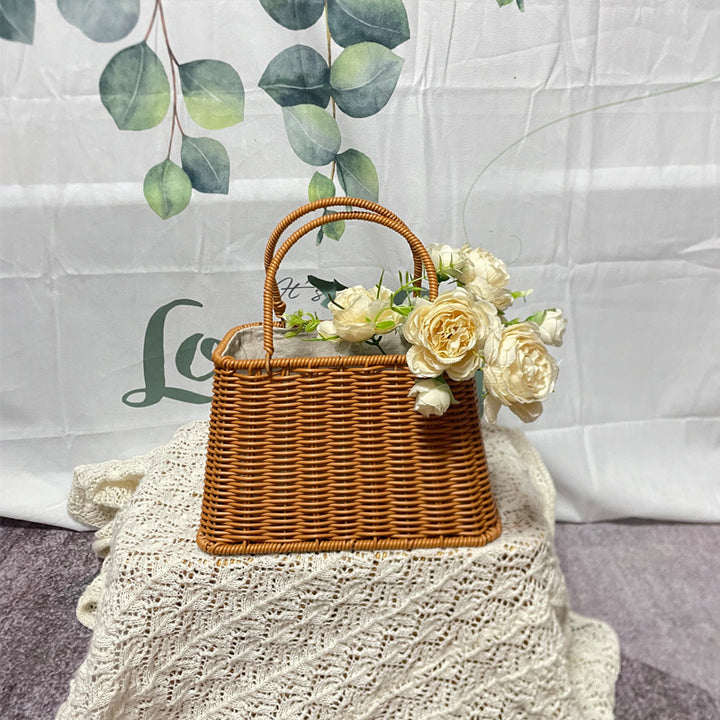 Dekorative Geflochtene Handgefertigte Tasche Karnz