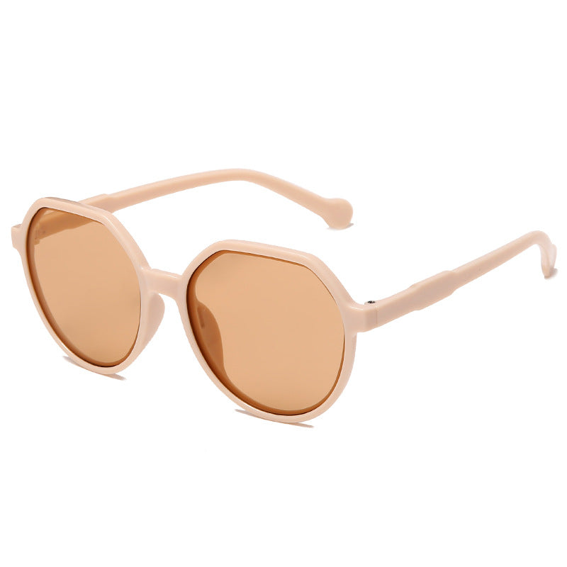 Damen modische Sonnenbrille mit markantem Achteck-Design Karnz