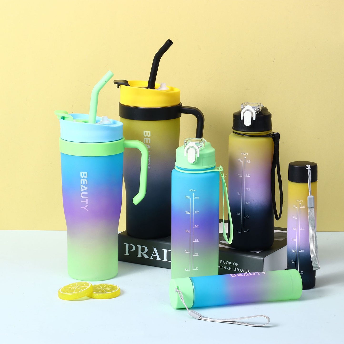 Damen mehrteilige Isolierflasche Set Karnz