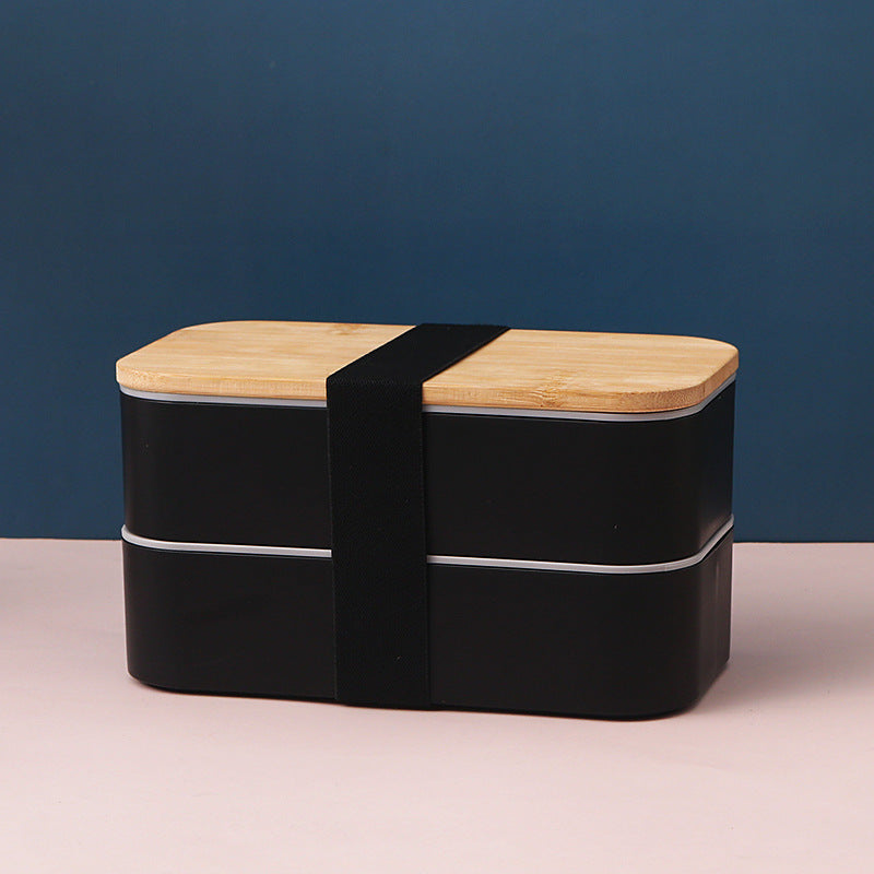 Dual-Tiered Bambus Top Lunchbox