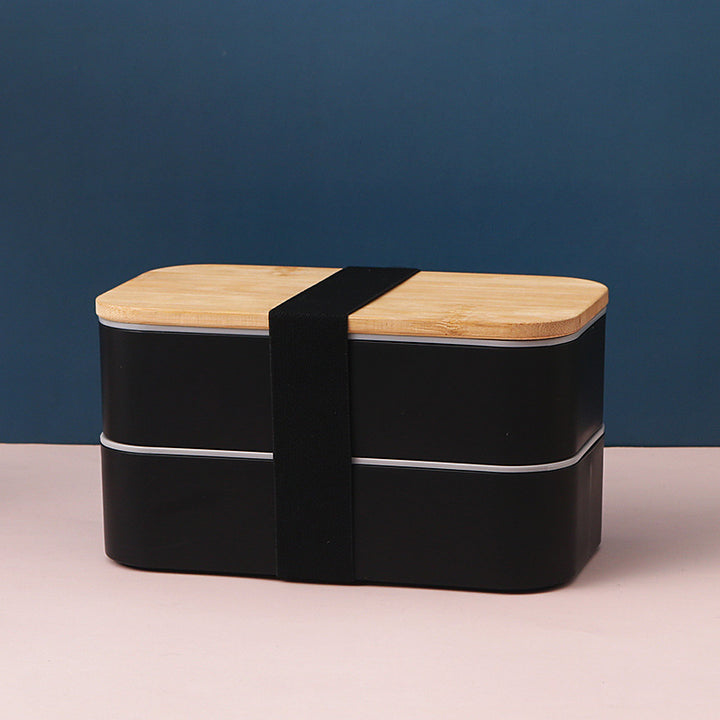 Dual-Tiered Bambus Top Lunchbox
