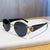 Damen elegante Sonnenbrille mit luxuriösem Metallrahmen und verspiegelten Gläsern Karnz