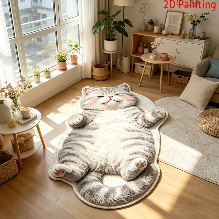 Kat-Themen Plüsch-Teppich