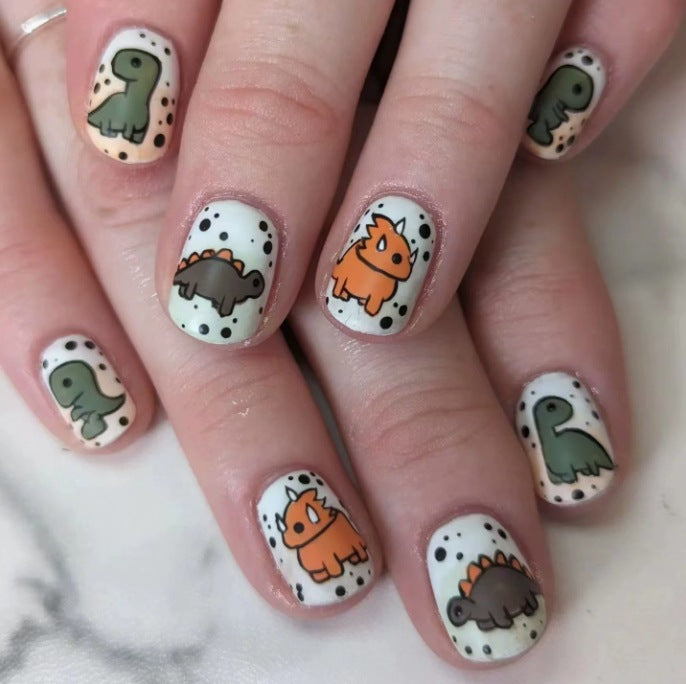 Dinosaur-themed Nagelkunst Set Karnz