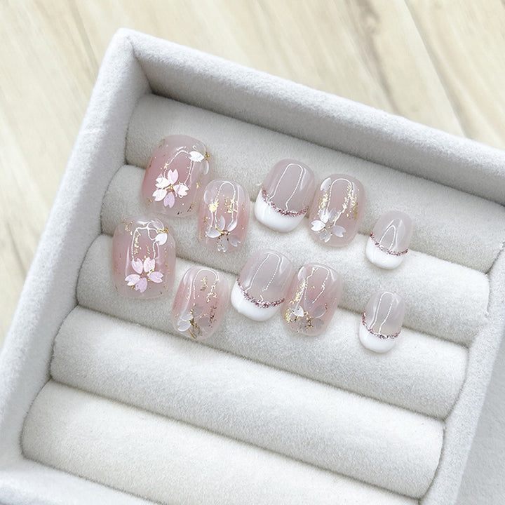 Blumen Press-On Nagelset