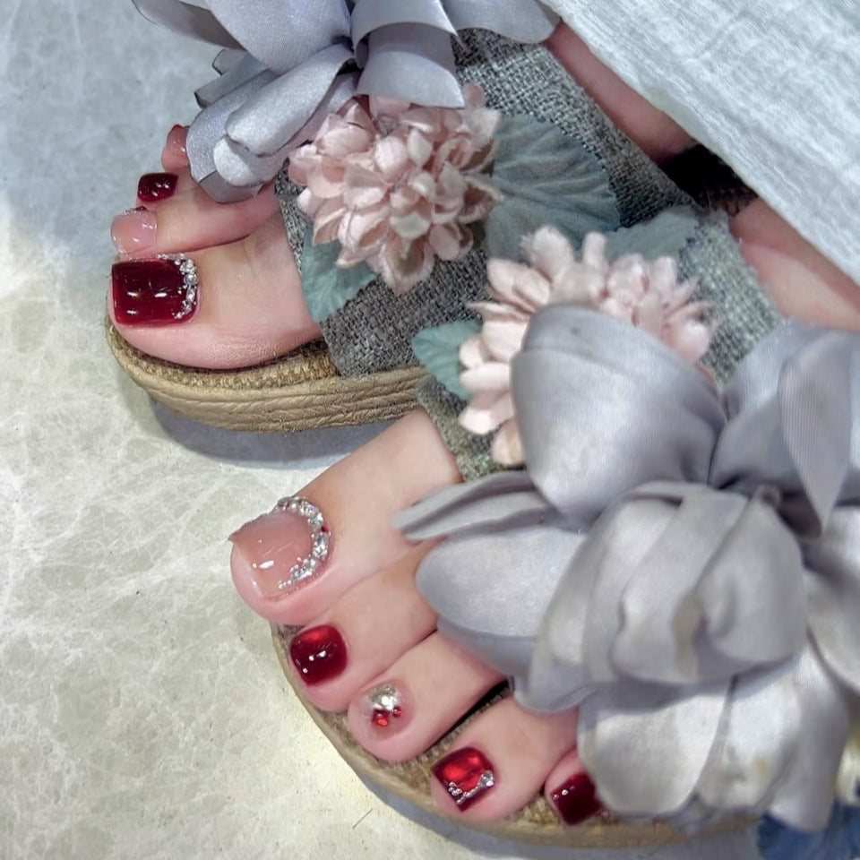Floral Verzierten Slide Sandalen Karnz