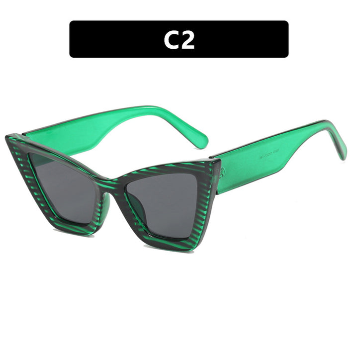 Damen Cat-Eye Sonnenbrille mit eleganten Linse und UV-Schutz Karnz