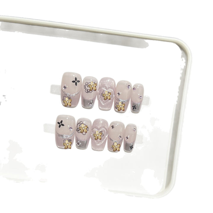 Themen-Press-On-Nail-Art Karnz