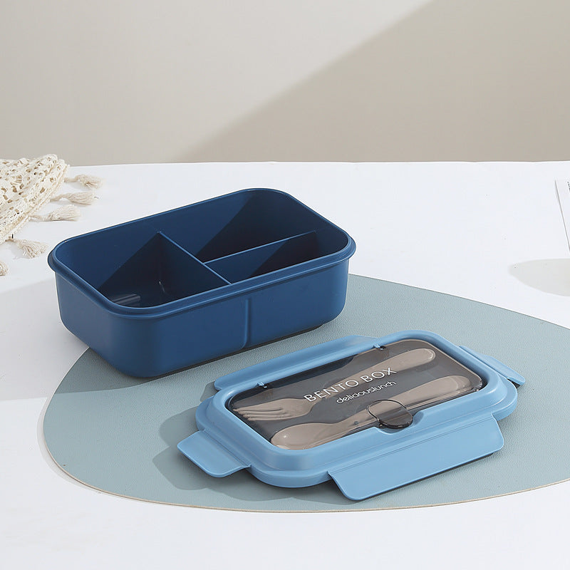 Multi-Compartment Bento Lunchbox mit integrierten Besteck