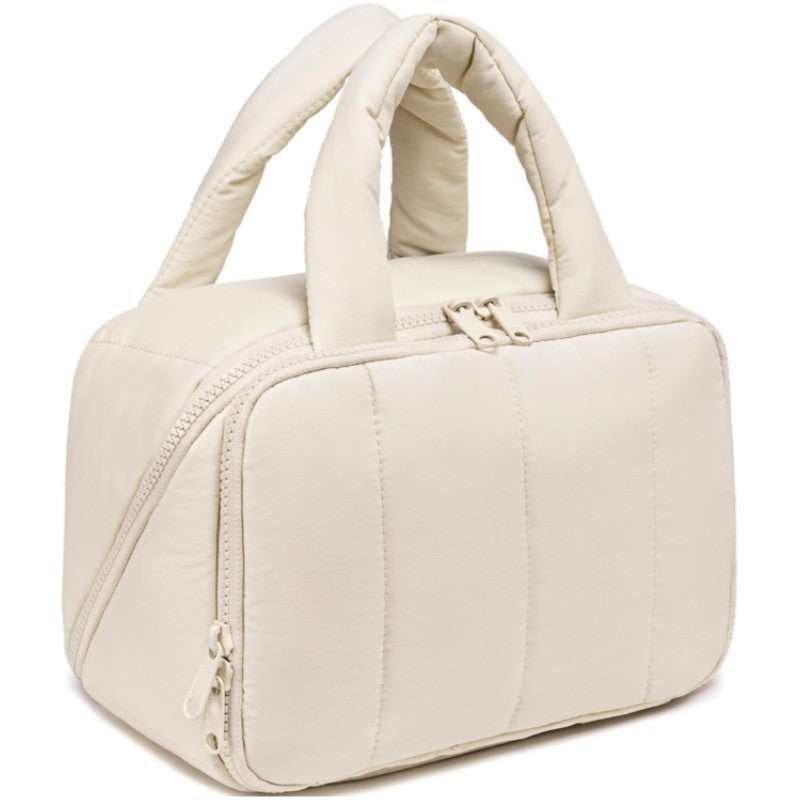 Damen isolierte Kühltasche mit doppeltem Reißverschluss und robusten Griffen Karnz